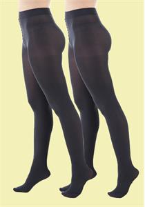 Pamela 80D Opaque Tights Slate (2 Pairs)